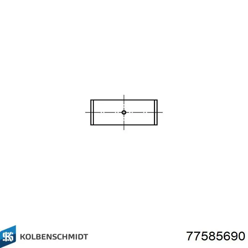 Втулка шатуна 77585690 Kolbenschmidt