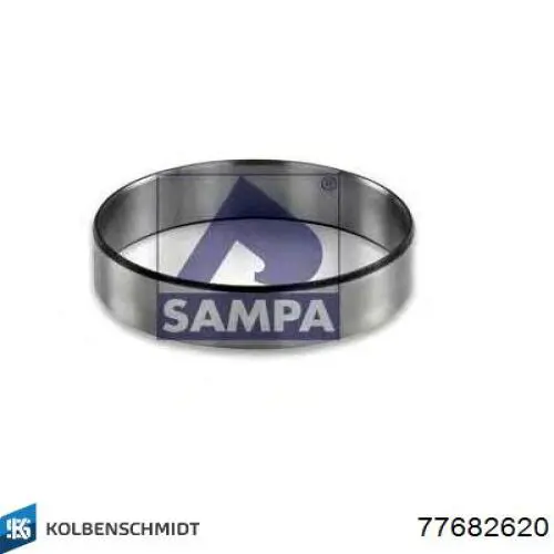 Вкладыши коленвала коренные, комплект, 2-й ремонт (+0,50) 77682620 Kolbenschmidt