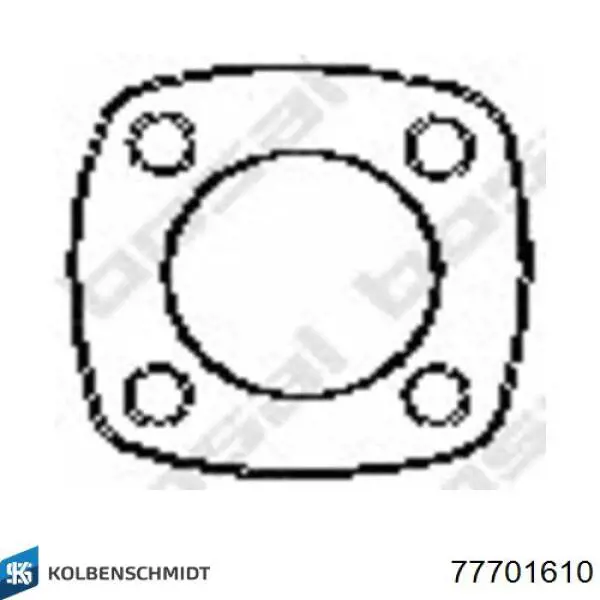 77701610 Kolbenschmidt Вкладыши коленвала шатунные комплект 1-й ремонт