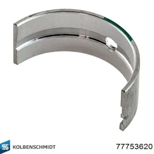 Купить 77753620 Kolbenschmidt Вкладыши коленвала коренные, комплект, 2-й ремонт (+0,50)