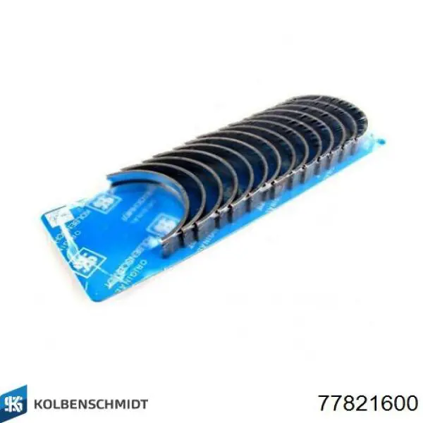 Купить 77821600 Kolbenschmidt Вкладыши коленвала, коренные, комплект, стандарт (STD)