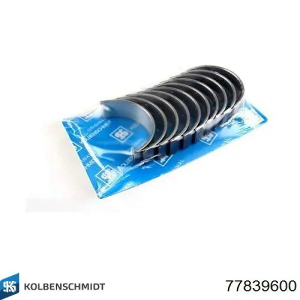 Купить 77839600 Kolbenschmidt Вкладыши коленвала, коренные, комплект, стандарт (STD)