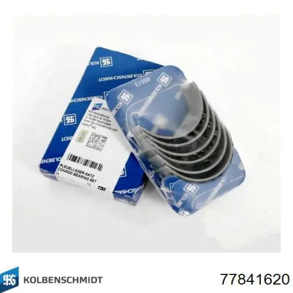 Вкладыши коленвала, шатунные, комплект, 2-й ремонт (+0,50) Kolbenschmidt 77841620 цена, от 13.19 USD
