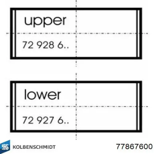 77867600 Kolbenschmidt