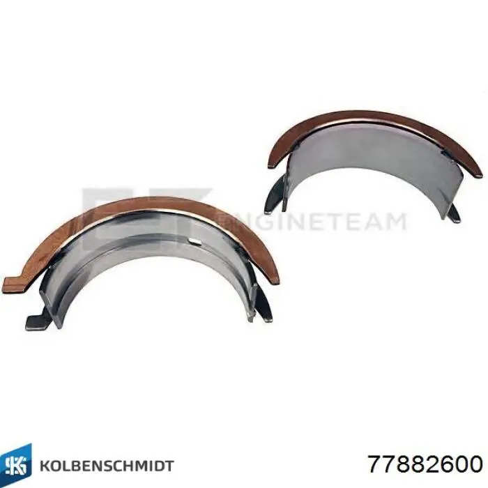 Вкладыши коленвала коренные, стандарт (STD) Kolbenschmidt 77882600 цена, от 178.73 USD