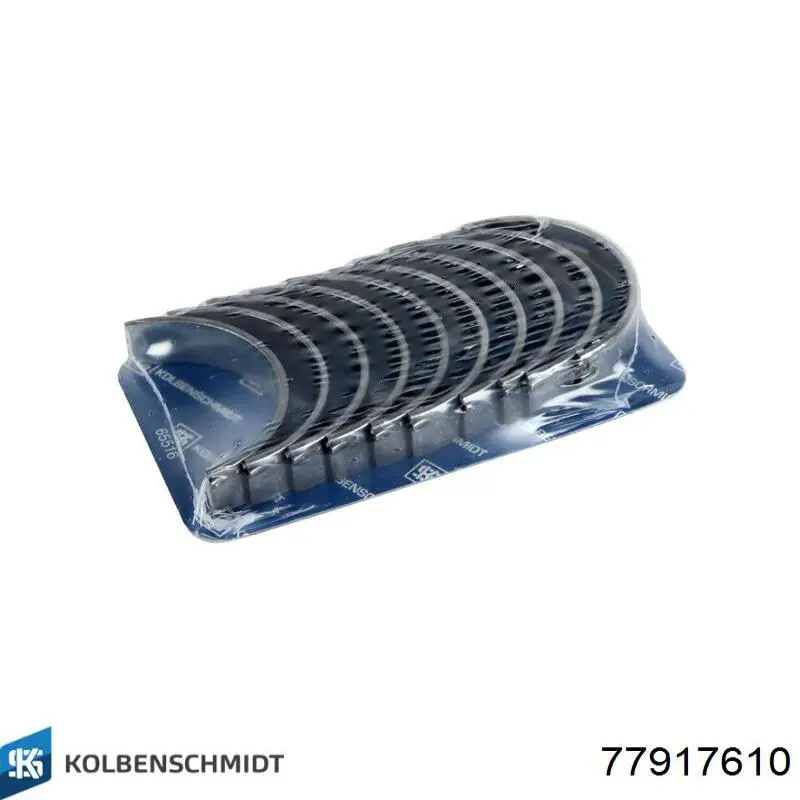 Вкладыши коленвала, коренные, комплект, 1-й ремонт (+0,25) Kolbenschmidt 77917610 цена, от 26.42 USD