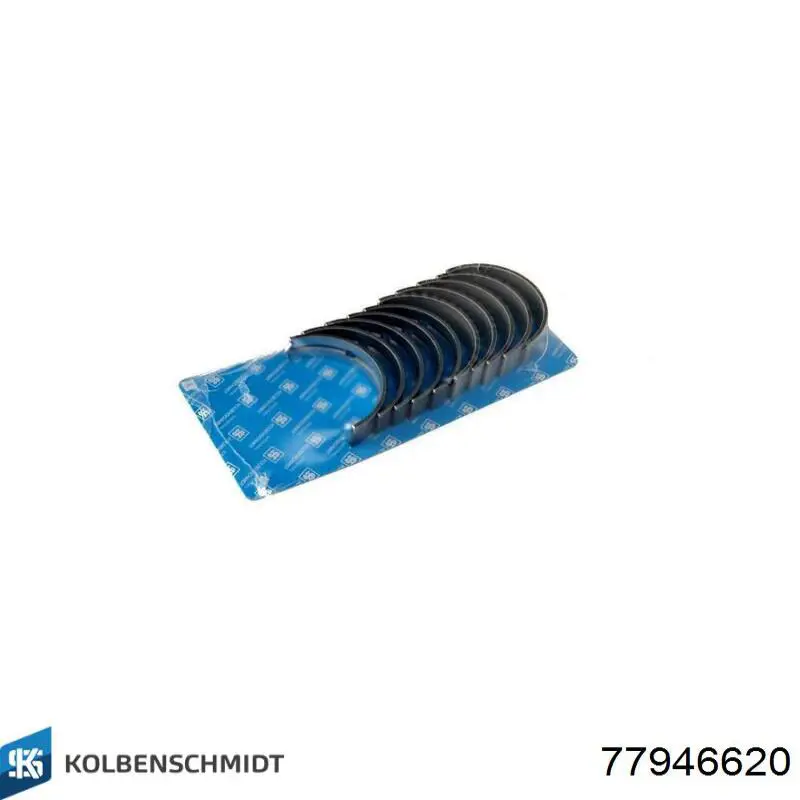 Вкладыши коленвала, коренные, комплект, 2-й ремонт (+0,50) Kolbenschmidt 77946620 цена, от 35.03 USD