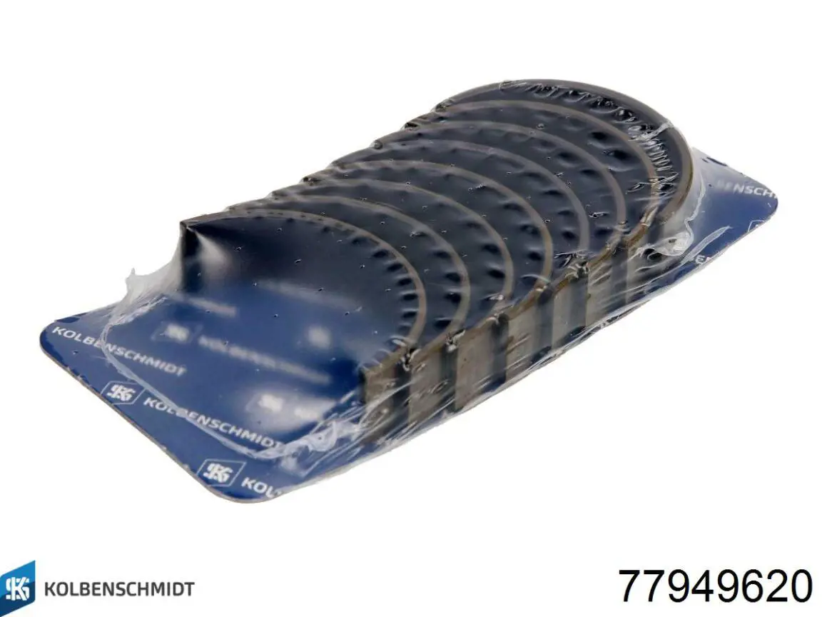 Купить 77949620 Kolbenschmidt Вкладыши коленвала коренные, комплект, 2-й ремонт (+0,50)
