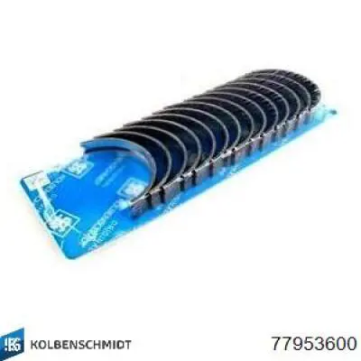Вкладыши коленвала коренные, комплект, стандарт (STD) 77953600 Kolbenschmidt