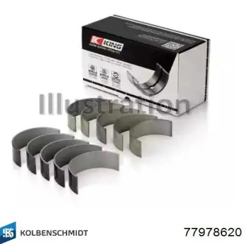 405010505 SM Комплект коренных вкладышей коленвала , 2-й ремонт