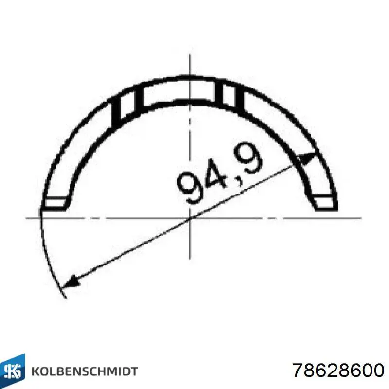 Kolbenschmidt 78628600 цена, от 29.51 USD