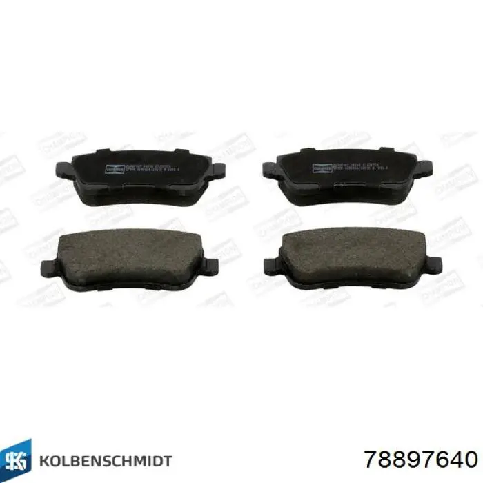 78897640 Kolbenschmidt Вкладыши коленвала, шатунные, комплект, 4-й ремонт (+1,00)