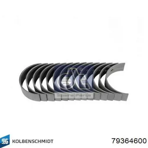 Вкладыши коленвала коренные, стандарт (STD) Kolbenschmidt 79364600 цена, от 12.29 USD