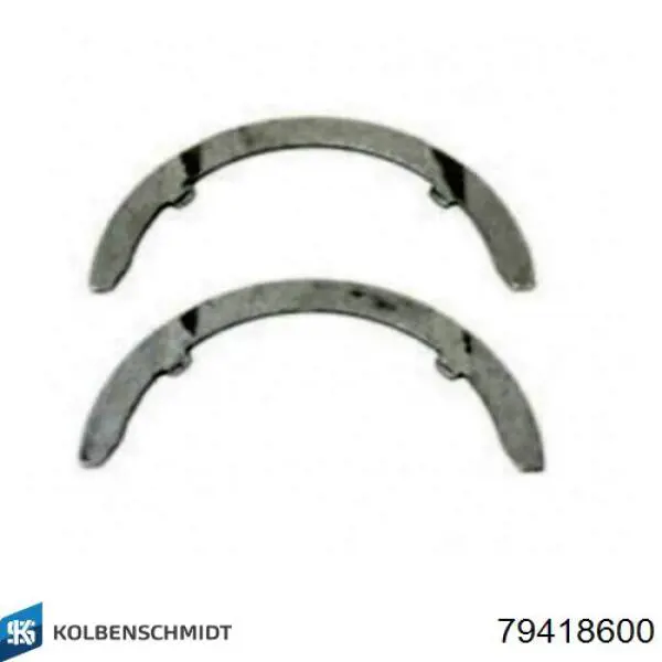 79418600 Kolbenschmidt Полукольцо упорное (разбега) коленвала, STD, комплект
