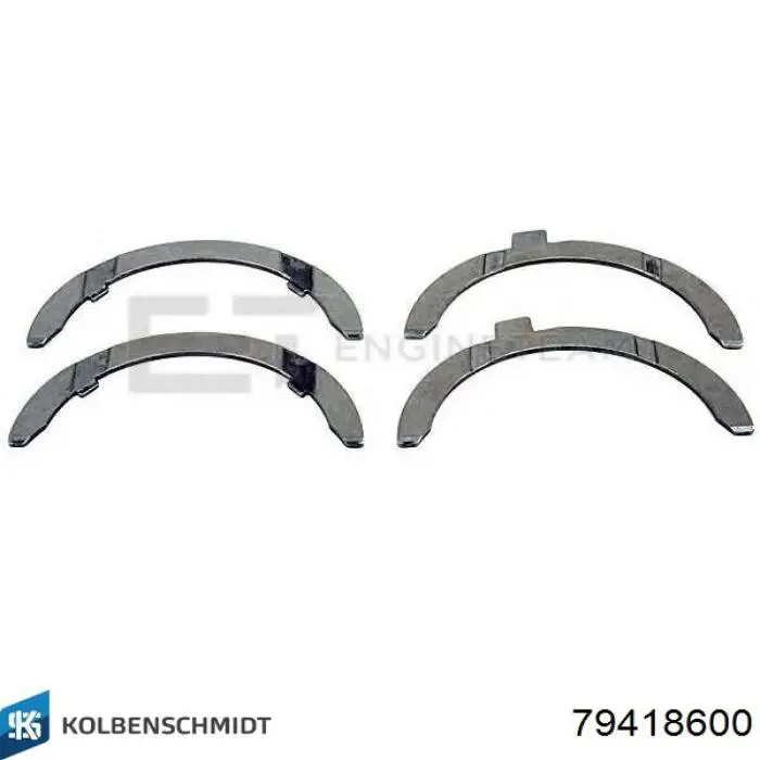 Полумесяц полукольцо упорное разбега коленвала Kolbenschmidt 79418600 цена, от 9.80 USD