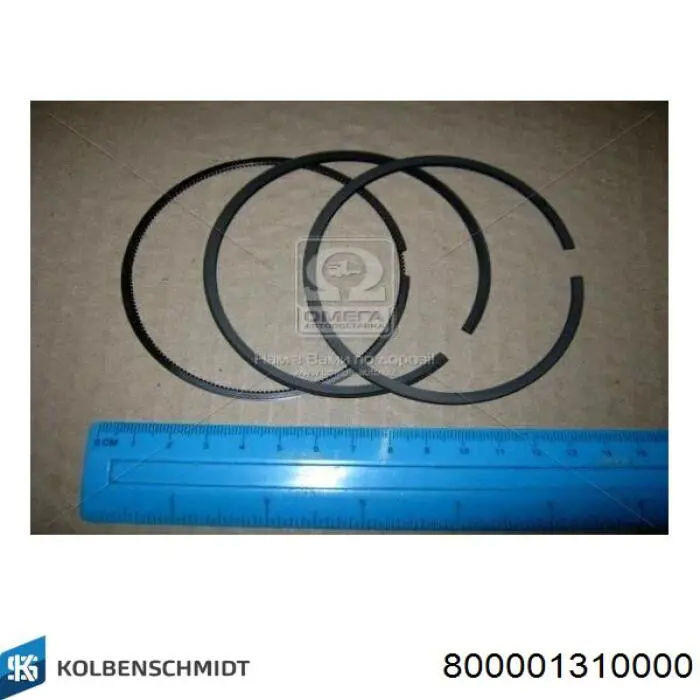 Комплект поршневых колец на 1 цилиндр, стандарт 053198151A VAG