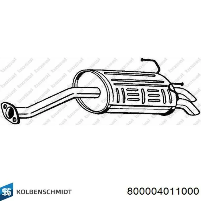 Купить 800004011000 Kolbenschmidt Стандартные поршневые кольца в комплекте