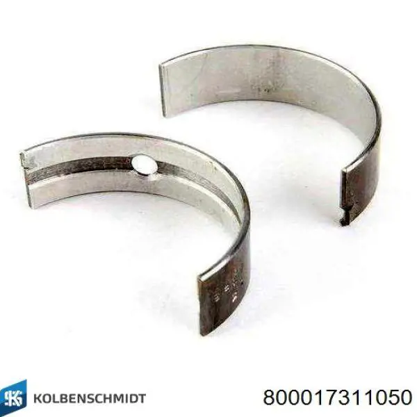 Кольца поршневые на 1 цилиндр, 2-й ремонт (+0,50) KOLBENSCHMIDT 800017311050