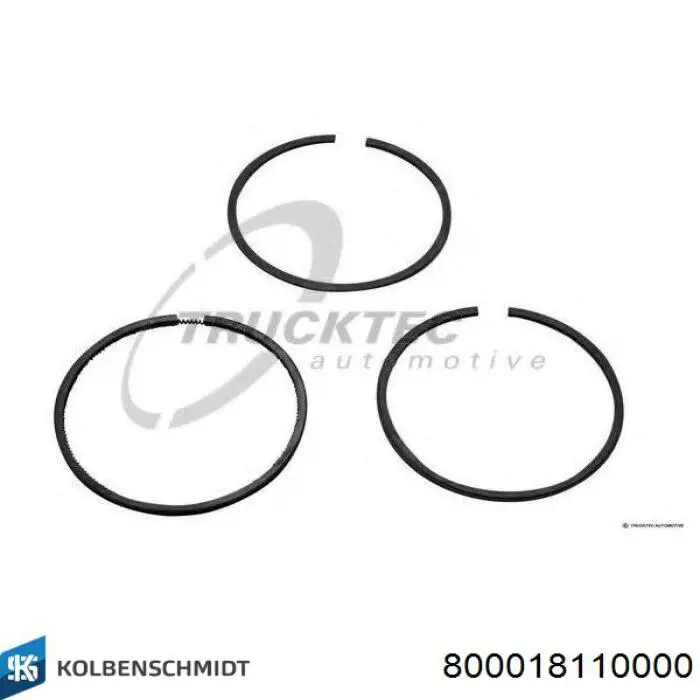 Купить 800018110000 Kolbenschmidt Кольца поршневые компрессора на 1 цилиндр, STD