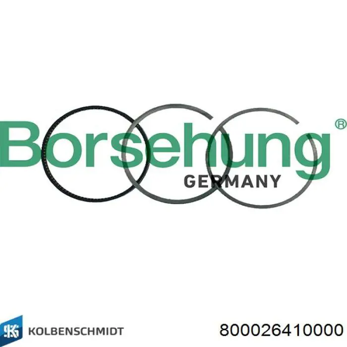 Кольца поршневые STD на 1 цилиндр Kolbenschmidt 800026410000 цена, от 13.96 USD