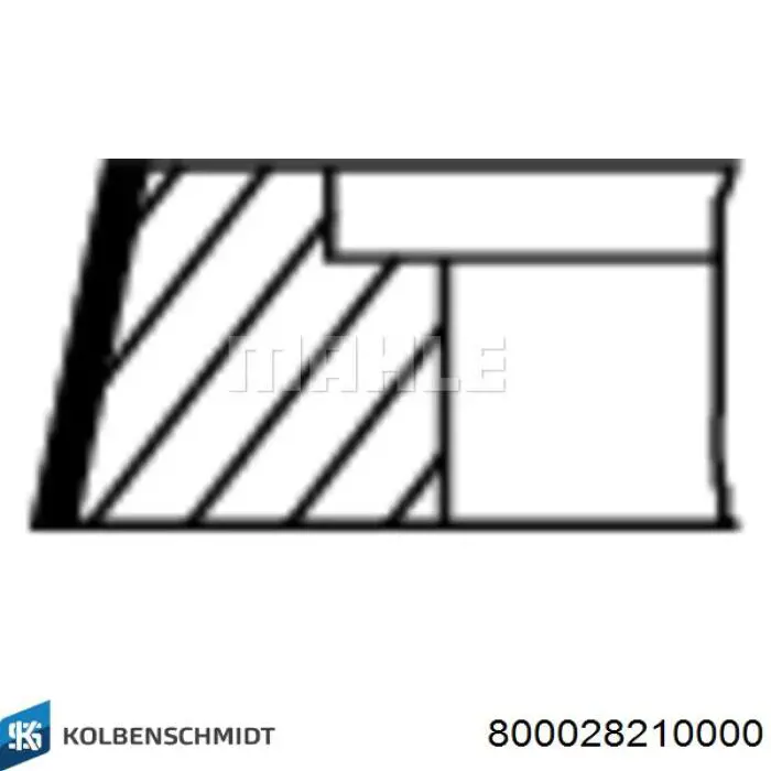 Кольца поршневые STD на 1 цилиндр Kolbenschmidt 800028210000 цена, от 27.18 USD