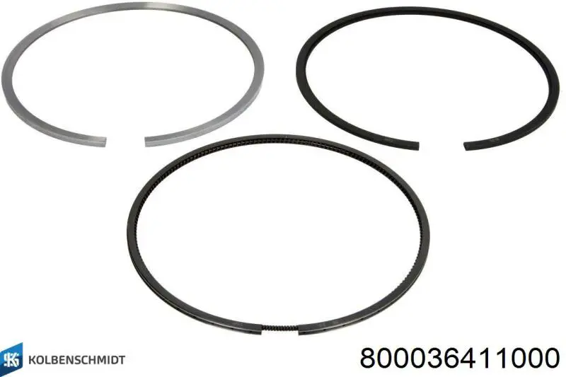 Комплект поршневых колец на 1 цилиндр, стандарт 800036410000 Kolbenschmidt