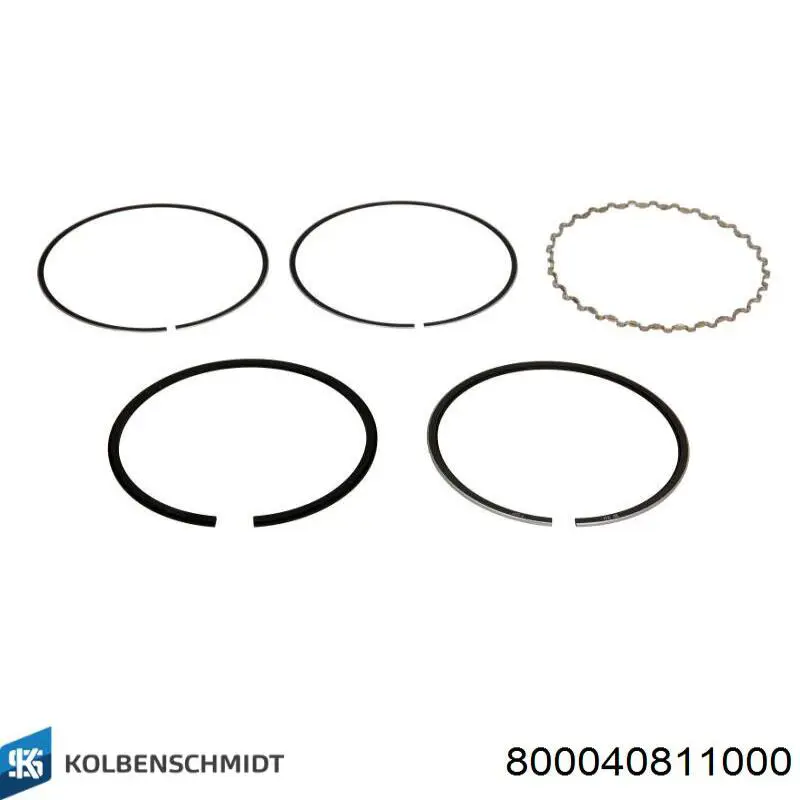 Комплект поршневых колец на 1 цилиндр, стандарт 800040811000 Kolbenschmidt