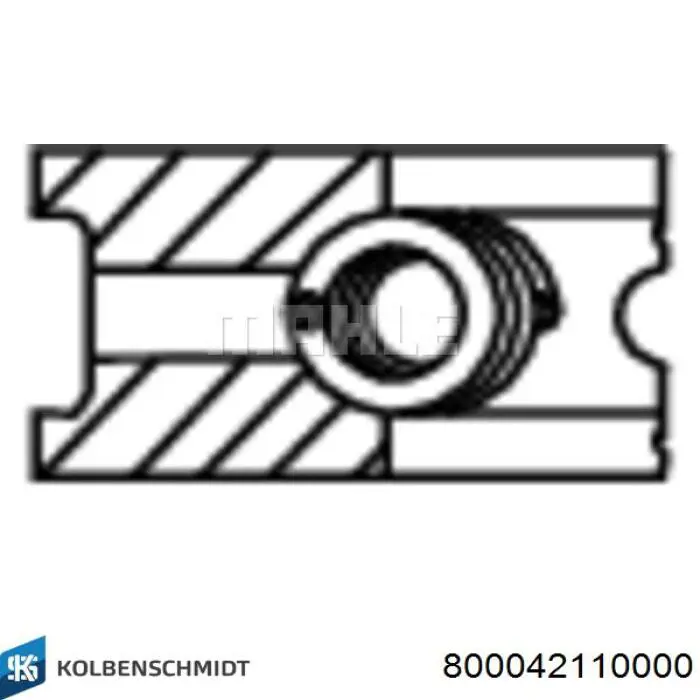 Кольца поршневые STD на 1 цилиндр Kolbenschmidt 800042110000 цена, от 8.98 USD