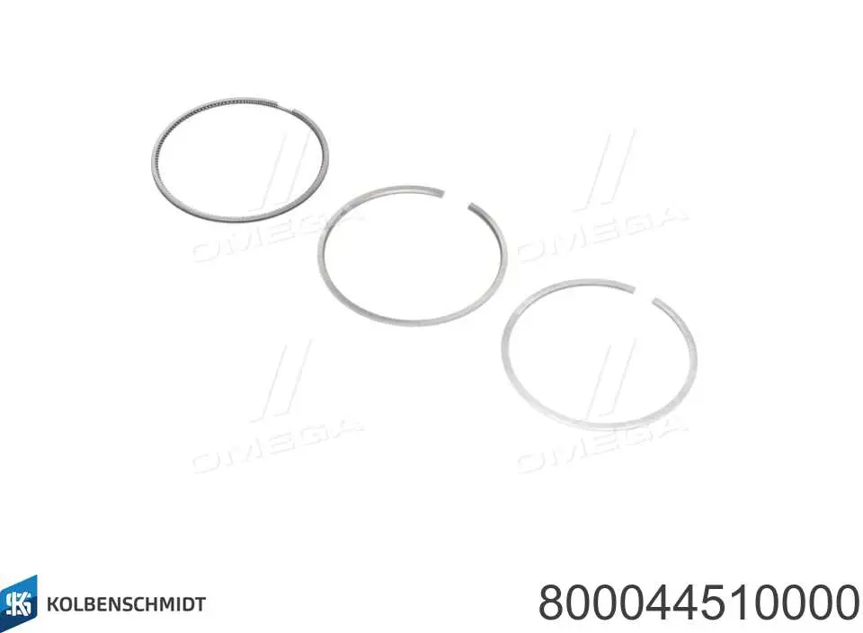 800044510000 Kolbenschmidt кольца поршневые на 1 цилиндр, std.