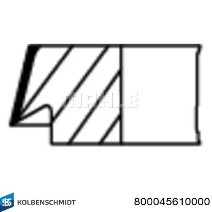 Кольца поршневые STD на 1 цилиндр Kolbenschmidt 800045610000 цена, от 13.51 USD