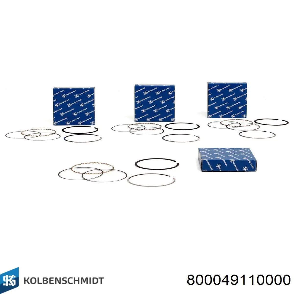 Купить 0845190000 Goetze Комплект поршневых колец на 1 цилиндр, стандарт