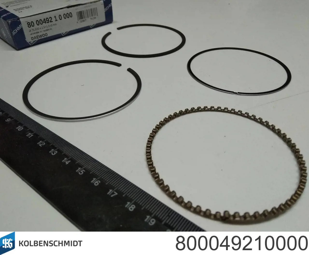 Кольца поршневые на 1 цилиндр, STD. на Daewoo Nexia N150 