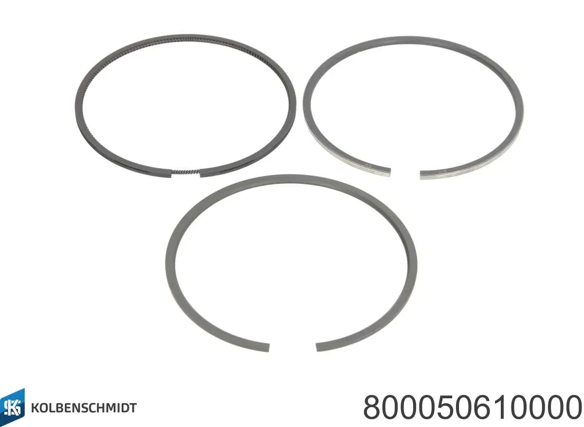 800050610000 Kolbenschmidt кольца поршневые на 1 цилиндр, std.