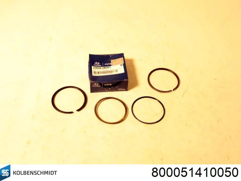 800051410050 Kolbenschmidt кольца поршневые на 1 цилиндр, 2-й ремонт (+0,50)