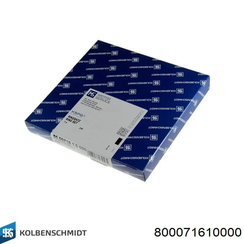 800071610000 Kolbenschmidt Поршневые кольца на 1 цилиндр, STD