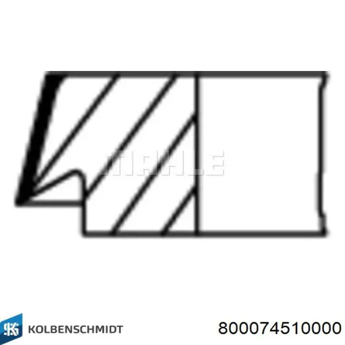 Комплект поршневых колец на 1 цилиндр, стандарт FR10385200 Freccia