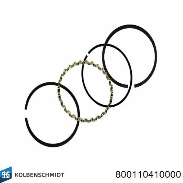 800110410000 Kolbenschmidt кольца поршневые на 1 цилиндр, std.