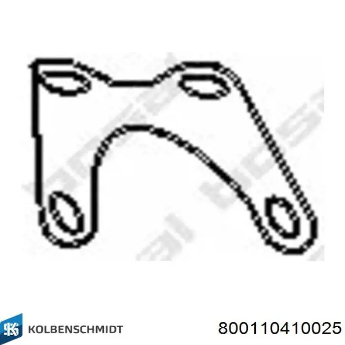 Кольца поршневые на 1 цилиндр, 1-й ремонт (+0,25) Kolbenschmidt 800110410025 цена, от 16.84 USD