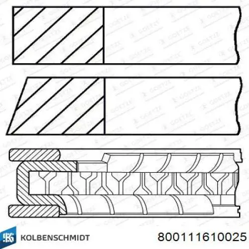 800111610025 Kolbenschmidt