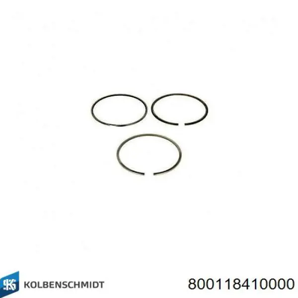 800118410000 Kolbenschmidt кольца поршневые на 1 цилиндр, std.