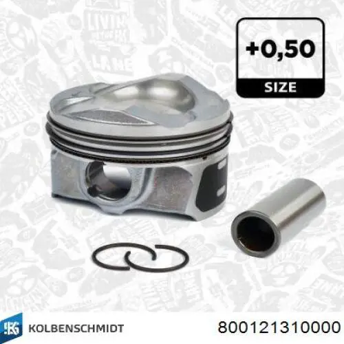 Комплект поршневых колец на 1 цилиндр, стандарт 013RS101060N0 Mahle Original