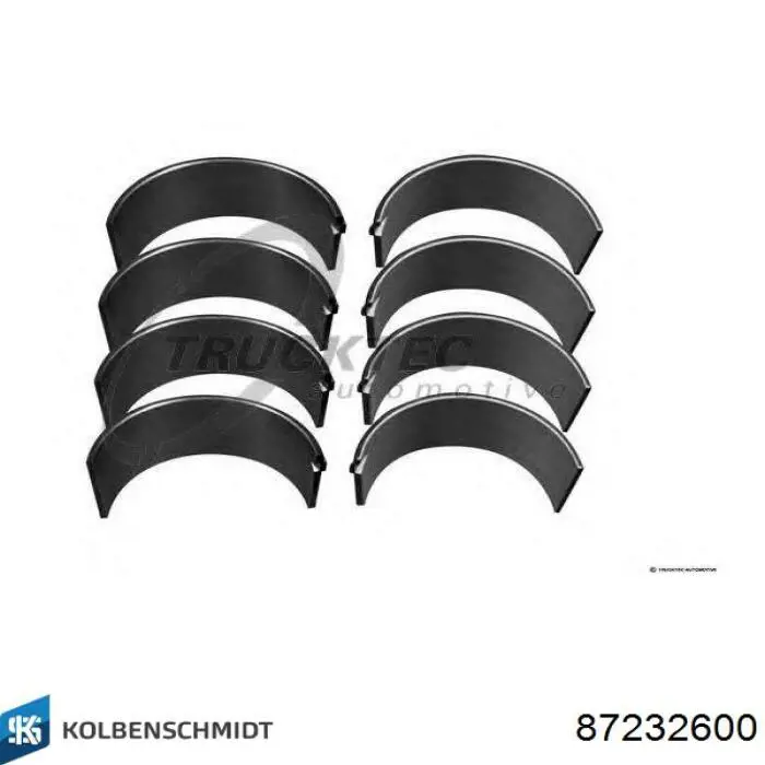 87232600 Kolbenschmidt Комплект подшипников скольжения