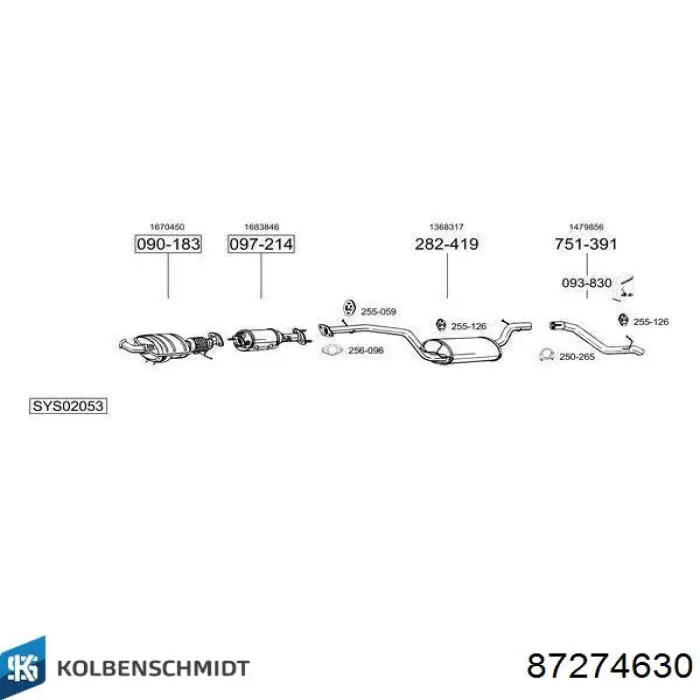 Подшипник коленвала, коренной, комплект, 3-й ремонт (+0,75) King MB5132AM075 цена, от 18.89 USD