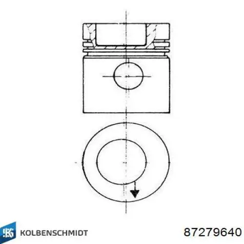 Вкладыши коленвала шатунные, комплект, 4-й ремонт (+1,00) Kolbenschmidt 87279640 цена, от 18.53 USD