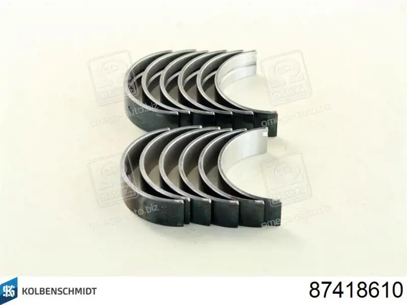 Вкладыши коленвала коренные, комплект, 1-й ремонт (+0,25) 6020300640 Mercedes