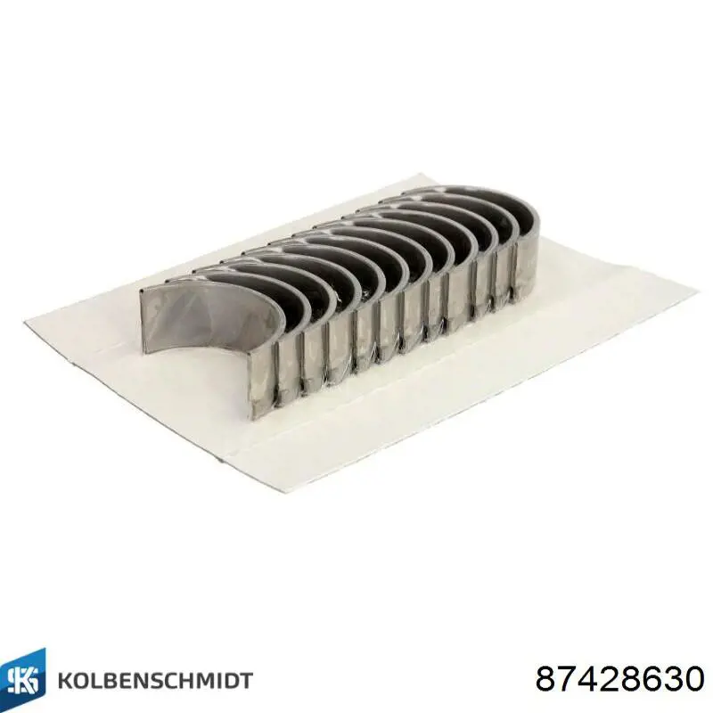 87428630 Kolbenschmidt Подшипник коленвала, шатуннй, комплект, 3-й ремонт (+0,75)