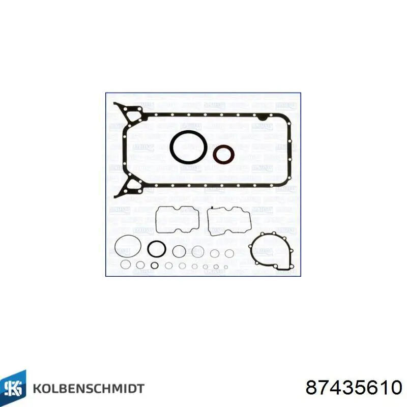 Вкладыши коленвала коренные, комплект, 1-й ремонт (+0,25) 6010300640 Mercedes