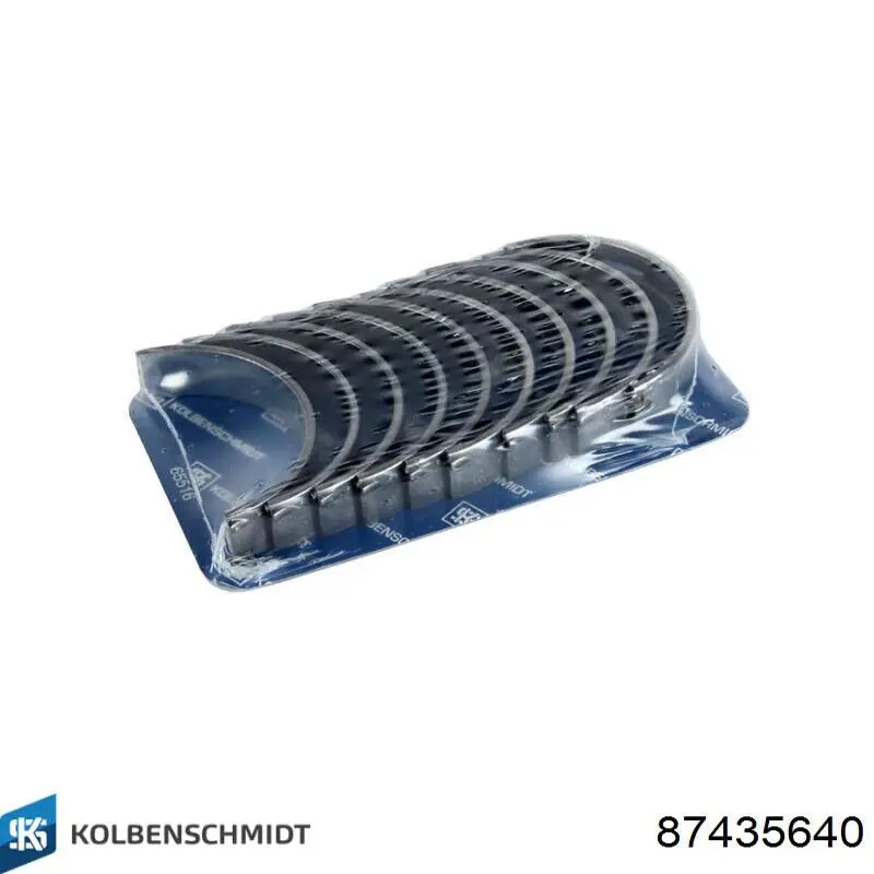 Вкладыши коленвала коренные, комплект, 4-й ремонт (+1,00) Kolbenschmidt 87435640 цена, от 63.56 USD