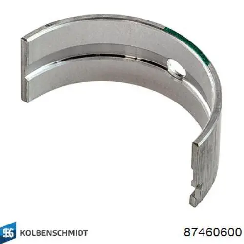 87460600 Kolbenschmidt вкладыши коленвала коренные, комплект, стандарт (std)