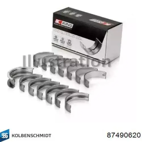 Купить 7134196050MM Glyco Вкладыши шатунные, 2-й ремонт
